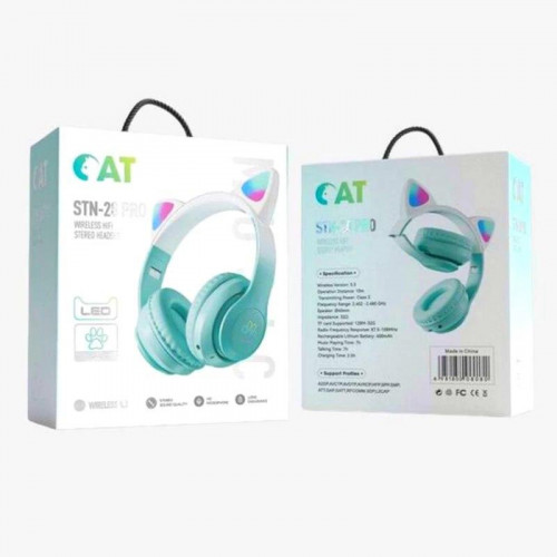 Cat-STN-28 Pro cat fantasy design bluetooth headphones