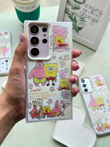Patrick and SpongeBob Samsung A55 phone case
