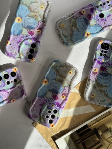 Xiaomi Poco x5 phone case, watercolor flower design