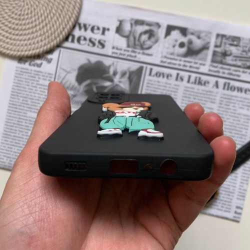 Teddy bear case for Samsung A12 phone