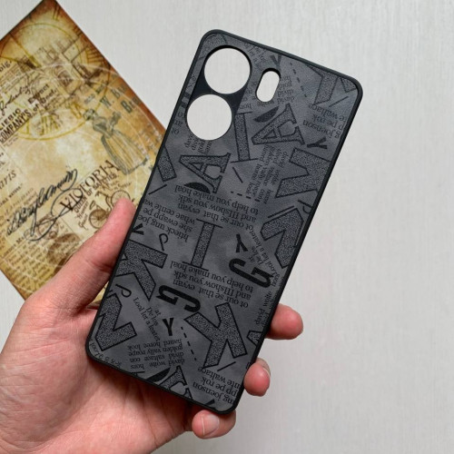 Samsung A03 phone protective lens case with Latin design