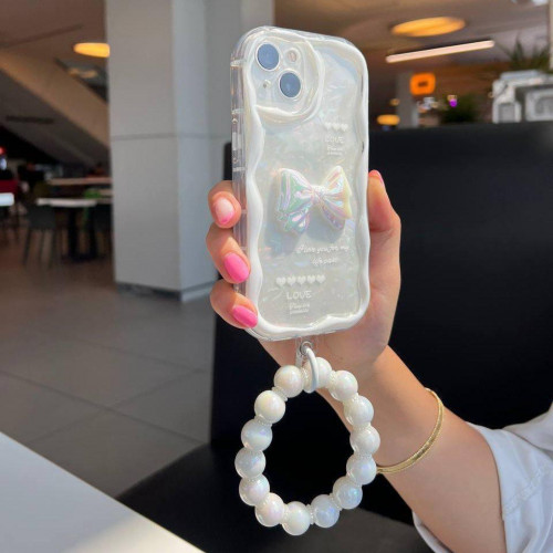 Samsung S24 Ultra shell bow tie case with pendant
