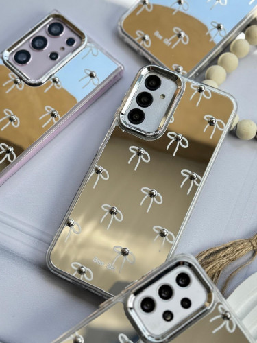 Mirror bow tie case for Xiaomi Poco X6 Pro