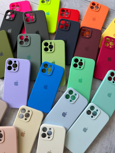 The original silicone case inside the fur of the iPhone 11 Pro