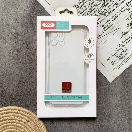 Transparent jelly case with iPhone 11 Pro Max