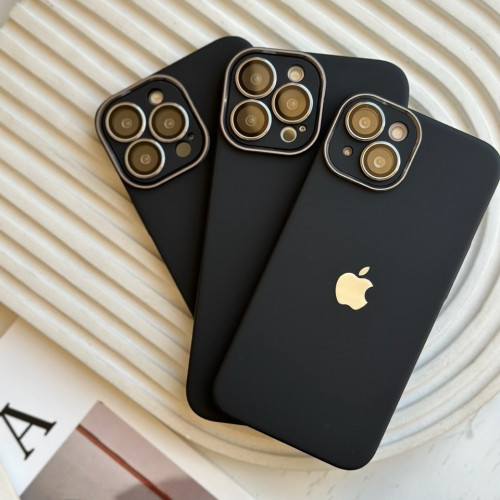 Black Metallic PC case for iPhone 12