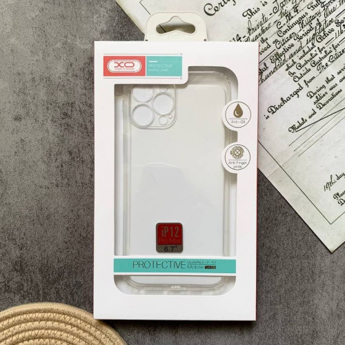 Transparent jelly case with iPhone 12 Pro Max