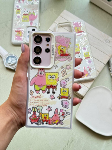 Patrick and SpongeBob Samsung A55 phone case