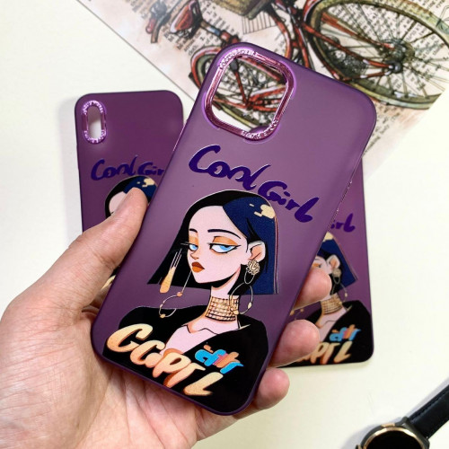  Purple Cool Girl design for Samsung A24
