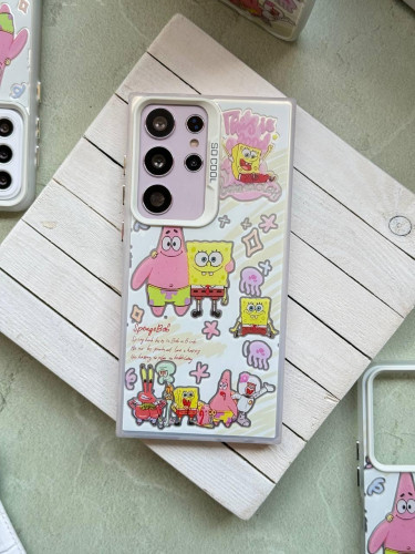 Patrick and SpongeBob Samsung A55 phone case