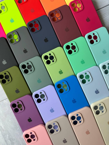 The original silicone case inside the fur of the iPhone 11 Pro