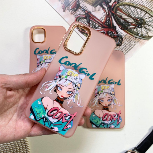  Orange Cool Girl design for Samsung A14