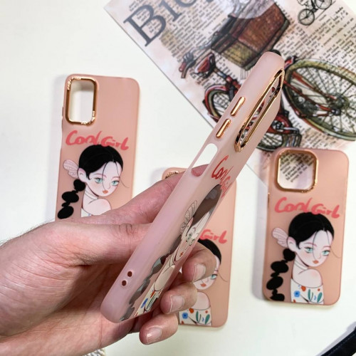 Orange Cool Girl design for Xiaomi Redmi 12 