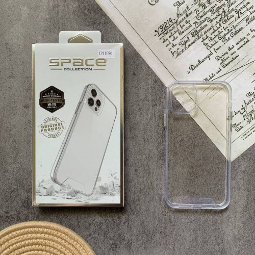 Transparent protective case with lens for iPhone 11 Pro