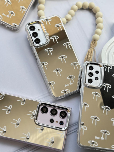 Mirror bow tie case for Xiaomi Poco X6 Pro