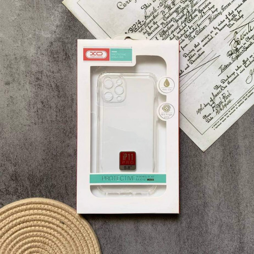 Transparent jelly case with iPhone 11 Pro