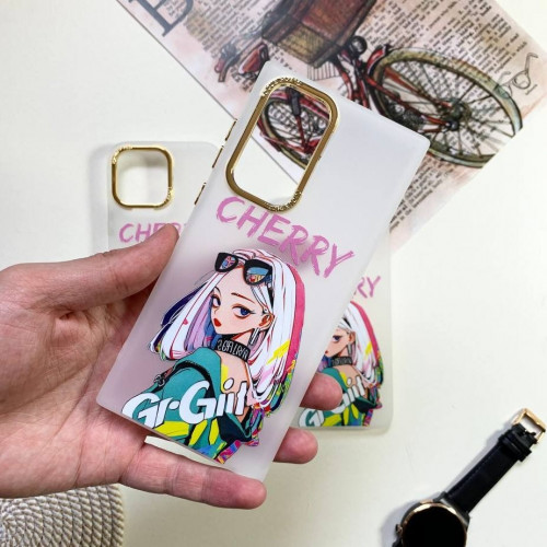  Colored Hair Cool Girl design for Xiaomi Redmi 12 4g