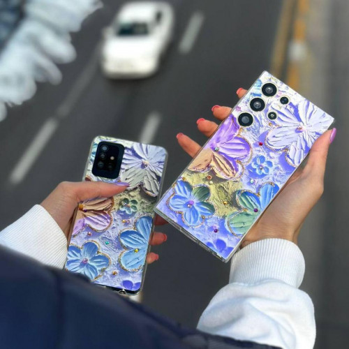 watercolor flower case for Samsung S23 FE phone