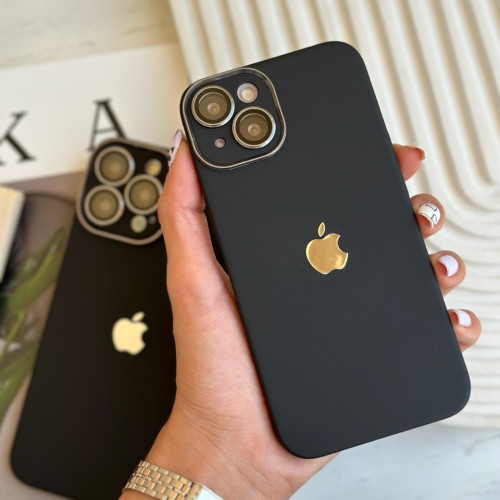 Black Metallic PC case for iPhone 12